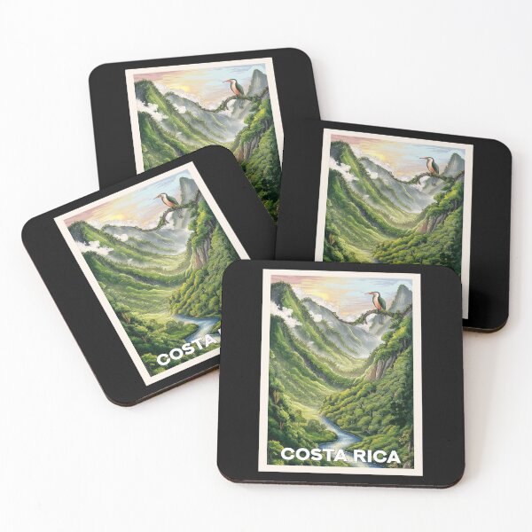 Item preview, Costa Rica, Travel Art designed and sold by PinkandP.