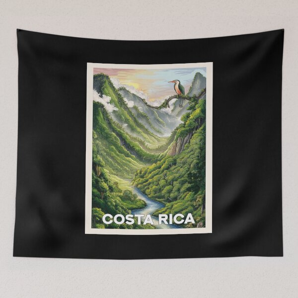 Item preview, Costa Rica, Travel Art designed and sold by PinkandP.