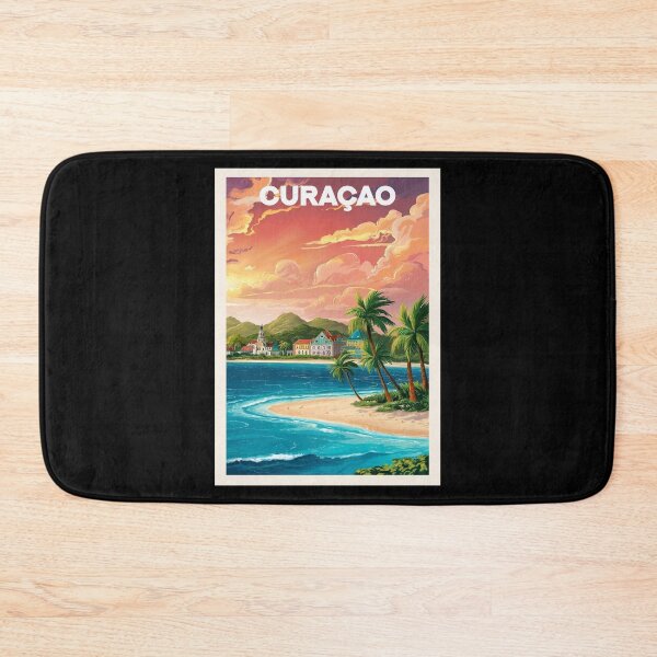 Item preview, Curaçao, Travel Art designed and sold by PinkandP.