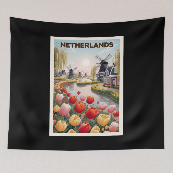 Item preview, Netherlands, Travel Art designed and sold by PinkandP.