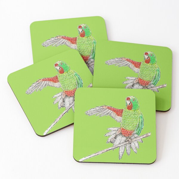 Item preview, "Swift Parrot" | Critically Endangered Aussie Bird designed and sold by LiseHoltArt.