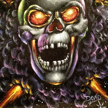 Artwork thumbnail, Exploding Skull by 1Davedesigner