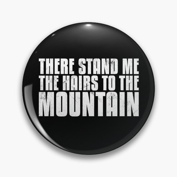 Item preview, There Stand Me The Hairs To The Mountain Denglish designed and sold by max-it-out.