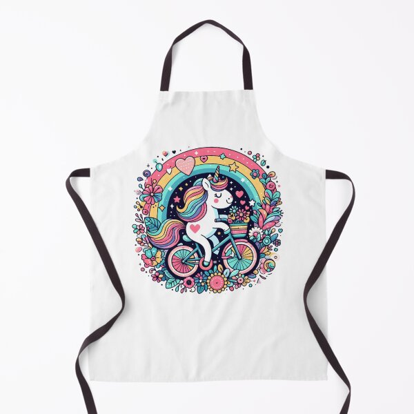 Item preview, Rainbow unicorn on a bike designed and sold by Rocklights.