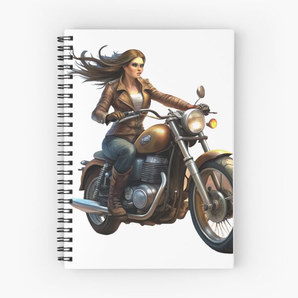 Item preview, Woman Riding a Motorcycle designed and sold by zangess1.