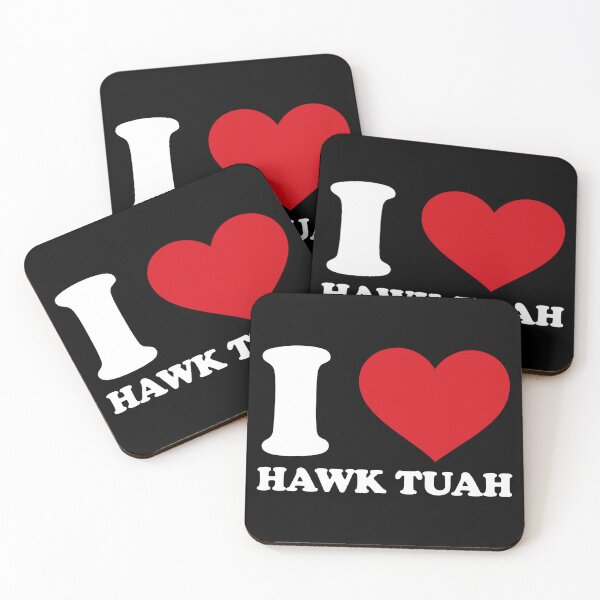 Item preview, I love hawk tuah (white) designed and sold by EmeraldeaArt.