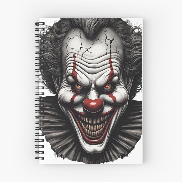 Item preview, Dark Horror Clown Art designed and sold by PixelMuse2024.