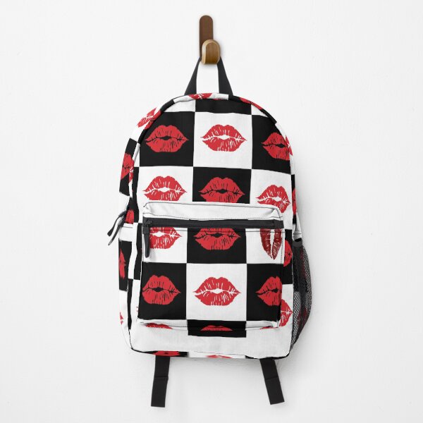 Item preview, Bold Black, White, and Red Chess Pattern Art – Geometric Intrigue designed and sold by Nomuradi.