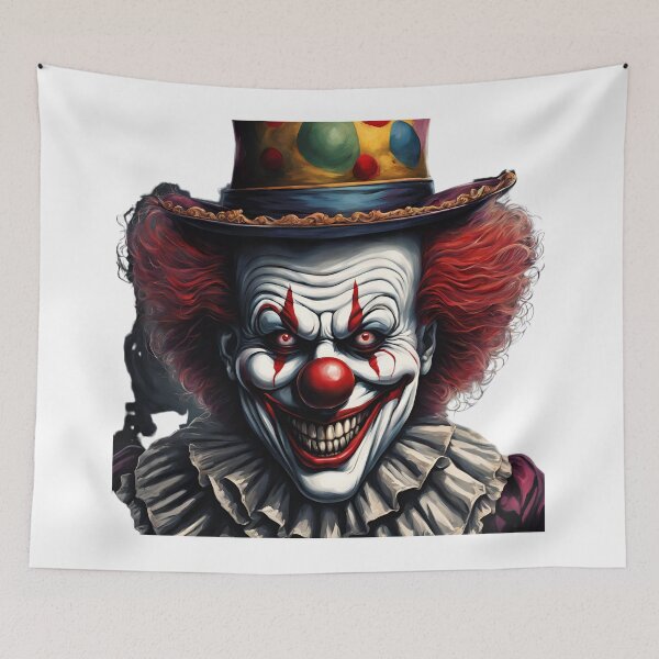 Item preview, Evil Clown Face.T-Shirt๓ designed and sold by PixelMuse2024.