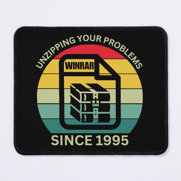 Item preview, Unzipping Your Problems Since 1995 – Fun WinRAR | Vintage Sunset  designed and sold by DesignDazzles.