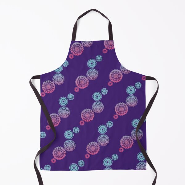Item preview, Lacy Gradient Mandalas on Deep Indigo designed and sold by JaygiesDesign.
