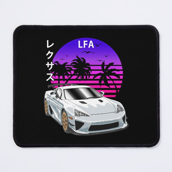 Item preview, White Supercar LFA Retro Sunset designed and sold by JDM Guyvit.