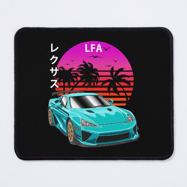 Item preview, Teal Supercar LFA Retro Sunset designed and sold by JDM Guyvit.