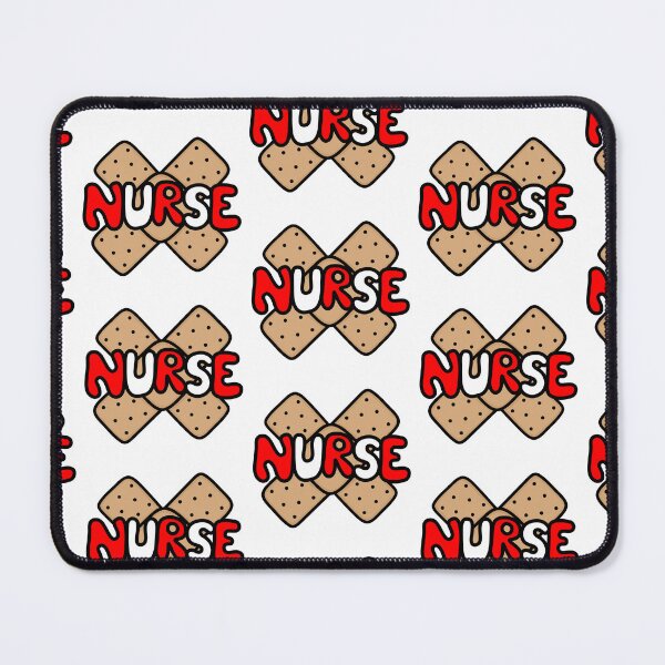 Item preview, Caring Nurse - Red, White and Brown designed and sold by MrsCreative1.