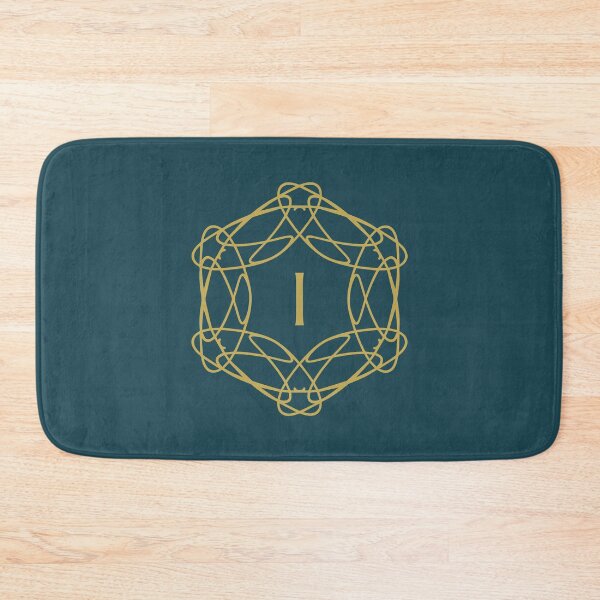 Item preview, Intricate Geometric Floral Letter I Monogram Design designed and sold by rasagamastore.