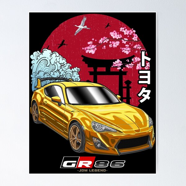 Item preview, JDM Blue GR86 Nippon Sun designed and sold by JDM Guyvit.
