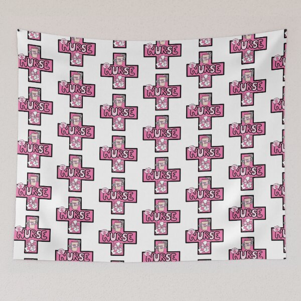 Item preview, Caring Nurse Pink / Cross designed and sold by MrsCreative1.