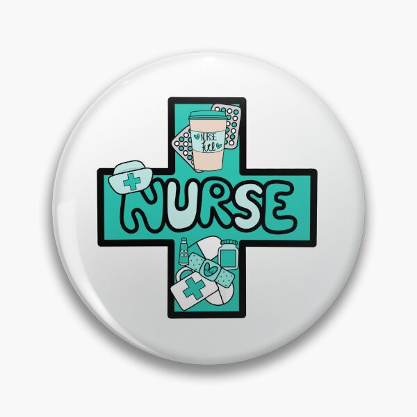 Item preview, Caring Nurse Blue / Cross designed and sold by MrsCreative1.