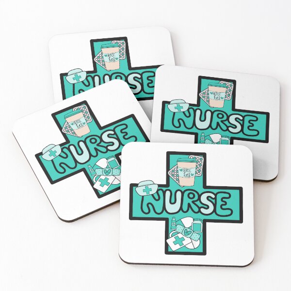 Item preview, Caring Nurse Blue / Cross designed and sold by MrsCreative1.