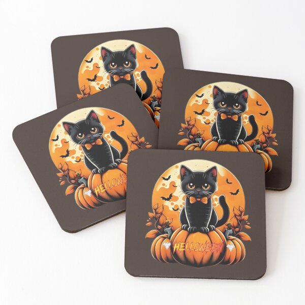 Item preview, Black Cat Halloween Magic T-shirt designed and sold by TrebdoraCrafts.