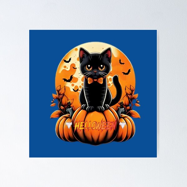 Item preview, Black Cat Halloween Magic T-shirt designed and sold by TrebdoraCrafts.
