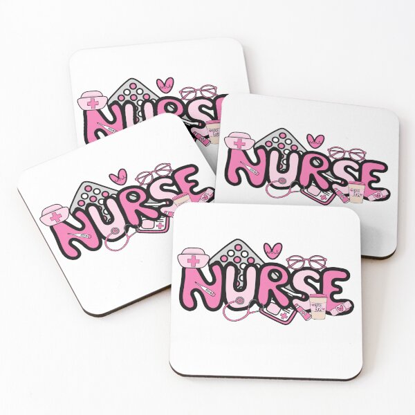 Item preview, Caring Nurse Pink / Hospital  designed and sold by MrsCreative1.