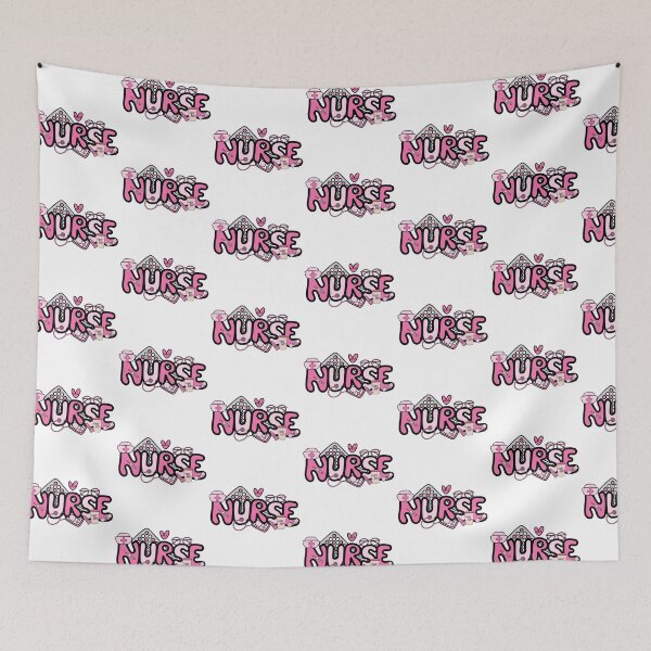 Item preview, Caring Nurse Pink / Hospital  designed and sold by MrsCreative1.
