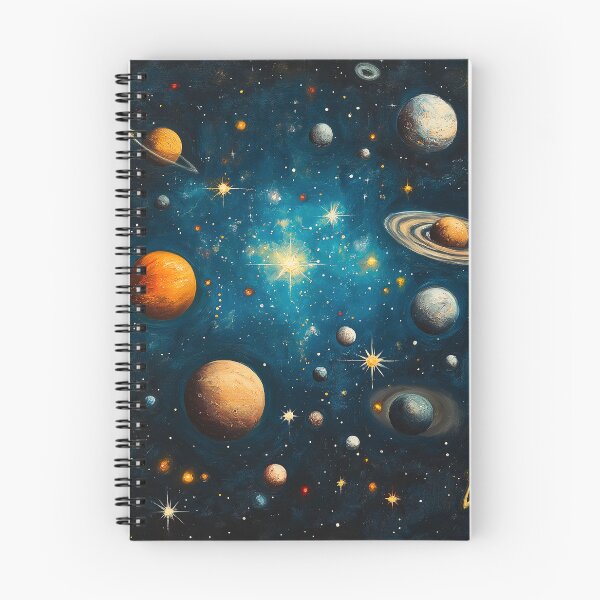 Item preview,  Vibrant Design depicts a celestial scene filled with planets, stars, and galaxies.  designed and sold by HEMRO.