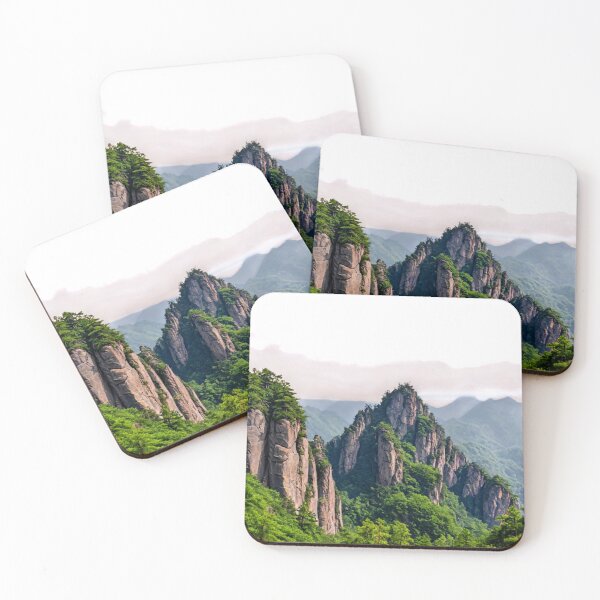 Item preview, Breathtaking Rocky Mountain Landscape with Lush Trees and Wulingyuan Backdrop designed and sold by rajasekhark.