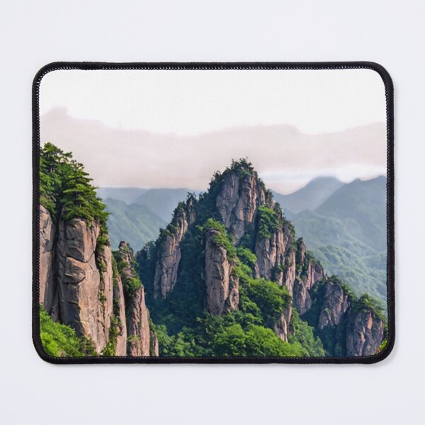 Item preview, Breathtaking Rocky Mountain Landscape with Lush Trees and Wulingyuan Backdrop designed and sold by rajasekhark.
