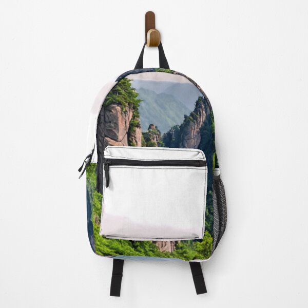 Item preview, Breathtaking Rocky Mountain Landscape with Lush Trees and Wulingyuan Backdrop designed and sold by rajasekhark.