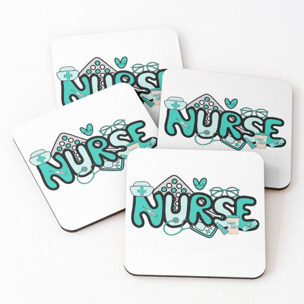 Item preview, Caring Nurse Blue / Hospital  designed and sold by MrsCreative1.