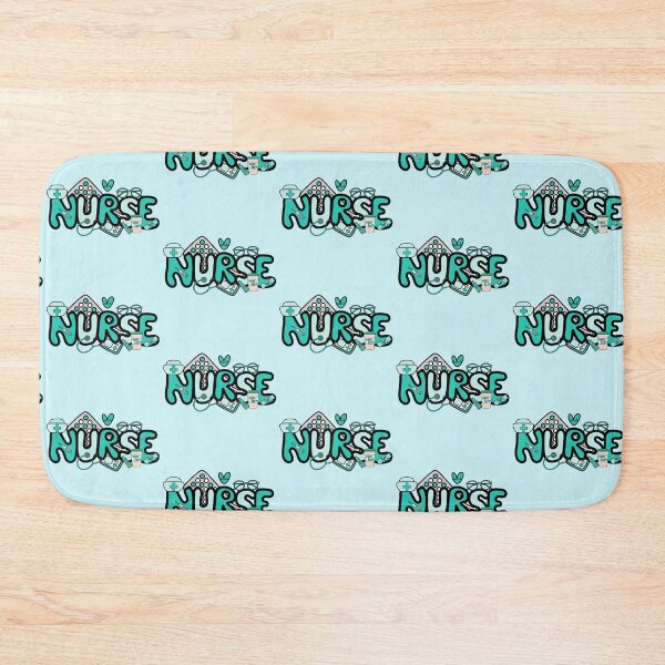 Item preview, Caring Nurse Blue / Hospital  designed and sold by MrsCreative1.