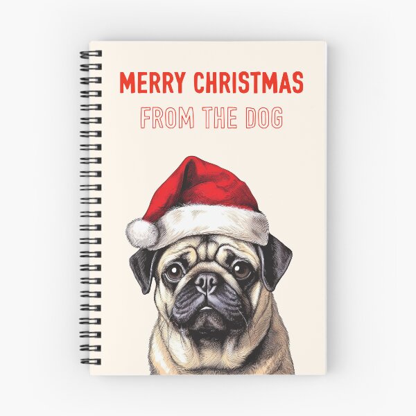 Item preview, Merry Christmas From The Pug Dog designed and sold by Adam Regester.