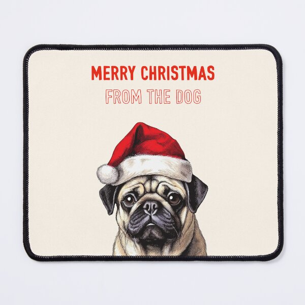 Item preview, Merry Christmas From The Pug Dog designed and sold by Adam Regester.