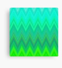 Bright green pips abstract pattern Canvas Print