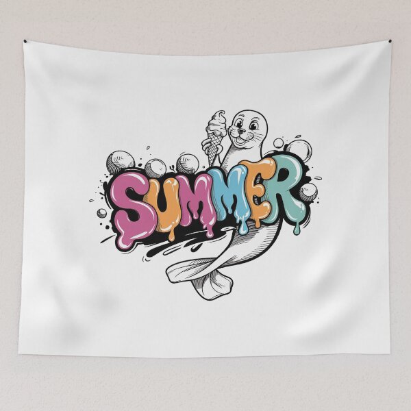 Item preview, Chill with Summer's Seal designed and sold by benjyjump.