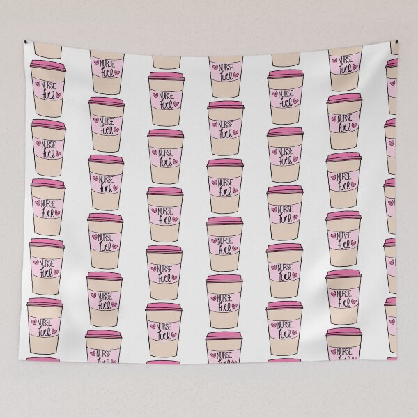 Item preview, Caring Nurse Pink / Nurse Coffee designed and sold by MrsCreative1.