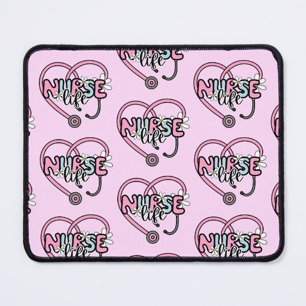 Artikelvorschau, Retro Krankenschwester Pink und Blau / Krankenschwester Leben / Daisy entworfen und verkauft von MrsCreative1.