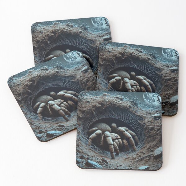 Item preview, Nocturnal Trapdoor Spider in Moonlit Hide designed and sold by NocturnalNook.