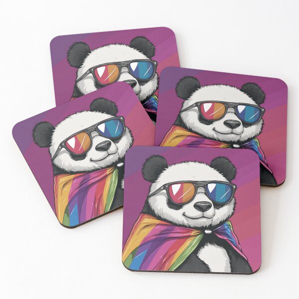 Item preview, Queer cute proud panda  designed and sold by proudlyparent.