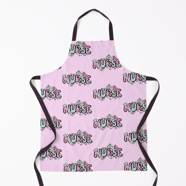 Artikelvorschau, Retro Krankenschwester Pink und Blau / Daisy entworfen und verkauft von MrsCreative1.