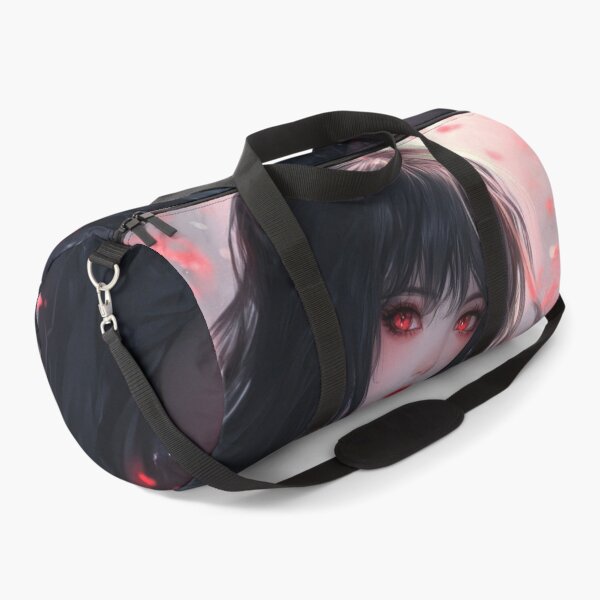 Item preview, A mysterious woman in elegant, dark attire sits among red petals, creating a haunting atmosphere in an artistic setting. designed and sold by Jerhus.