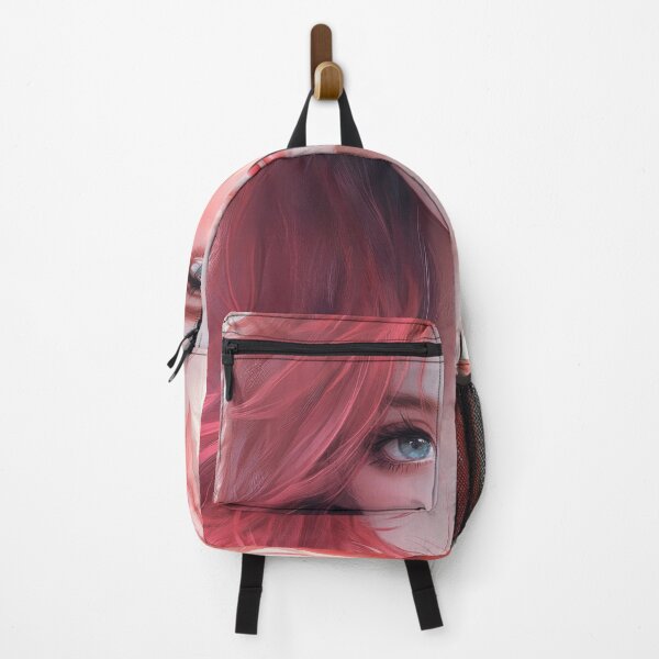 Item preview, A young woman with flowing red hair and striking features poses gracefully in front of a soft, glowing backdrop, capturing a moment of ethereal beauty. designed and sold by Jerhus.
