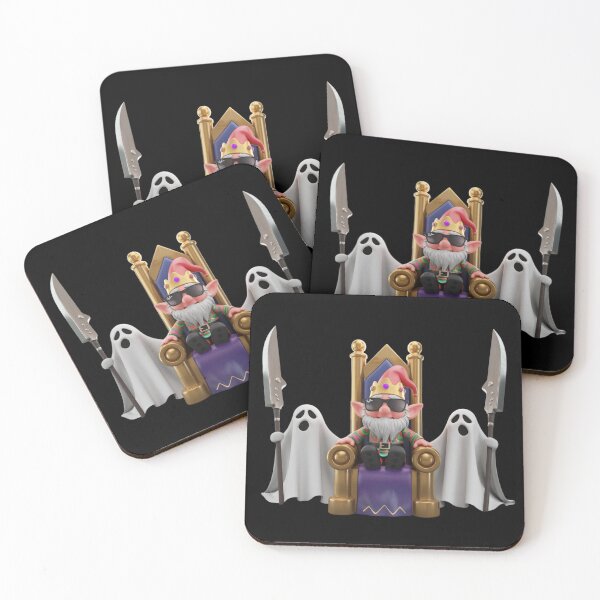 Item preview, Gnomes on a Throne with Pumpkins | Halloween Vector Design designed and sold by Colorful-Garden.