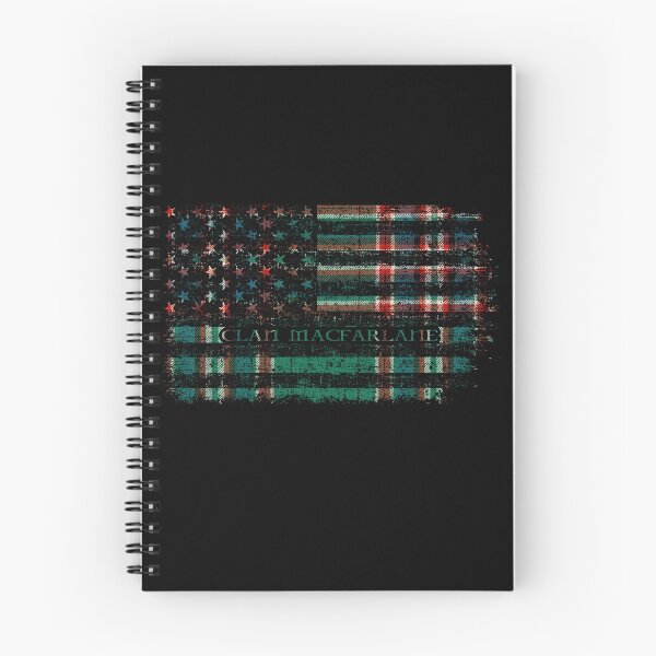 Item preview, Clan MacFarlane Hunting Scottish tartan US flag kilt Scotland designed and sold by Clan1093.