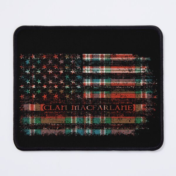 Item preview, Clan MacFarlane Scottish tartan US flag kilt Scotland designed and sold by Clan1093.