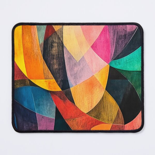Item preview, Vibrant abstract artwork featuring a mix of curves and colors in a contemporary style. designed and sold by Jerhus.