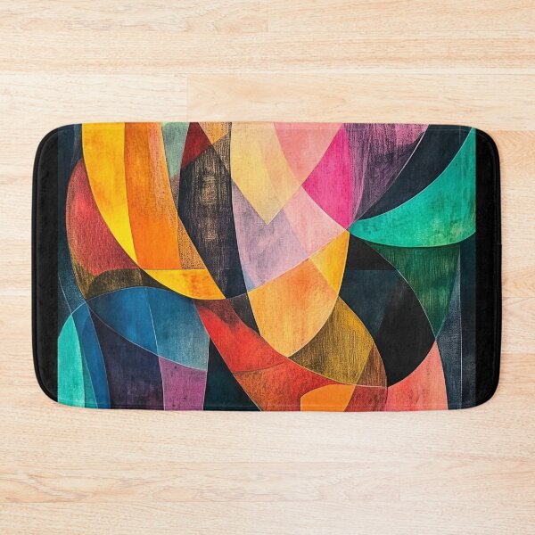 Item preview, Vibrant abstract artwork featuring a mix of curves and colors in a contemporary style. designed and sold by Jerhus.