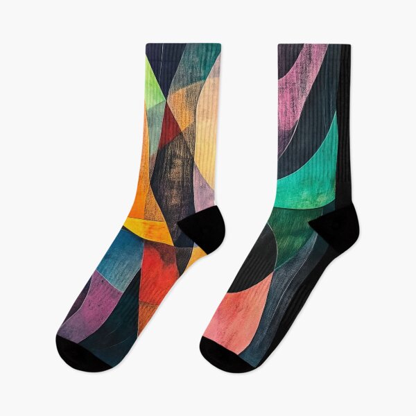 Item preview, Vibrant abstract artwork featuring a mix of curves and colors in a contemporary style. designed and sold by Jerhus.